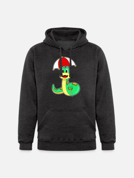 Snake Umbrella - Unisex Heavyweight Hoodie -