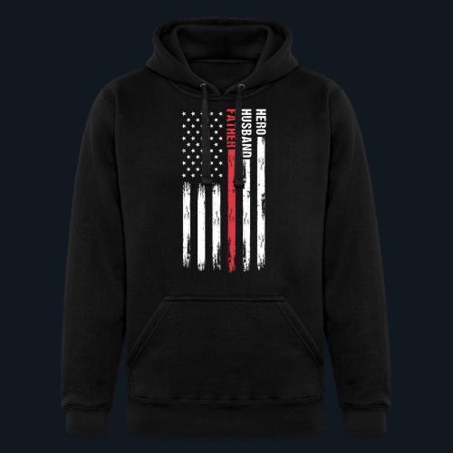 American Best Dad Hero Husband Father - Unisex Heavyweight Hoodie