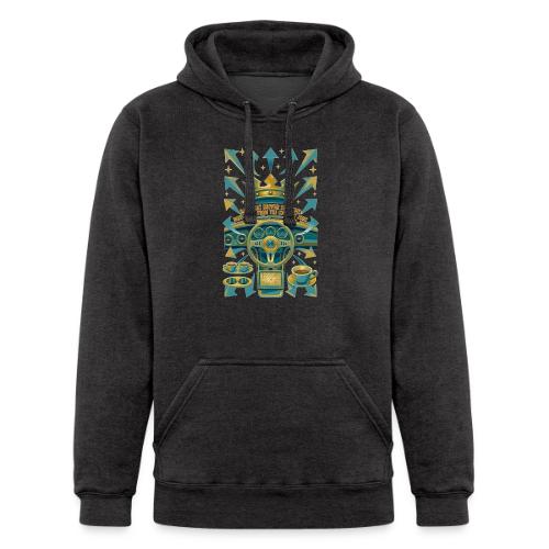 Backseat Driver T Shirt, Funny Dad Gift - Unisex Heavyweight Hoodie