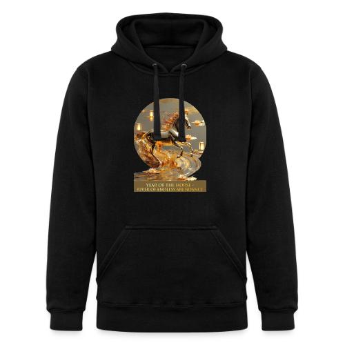 Year of the Horse Abundance T Shirt, Lunar NY Gift - Unisex Heavyweight Hoodie