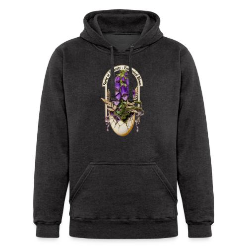 Spring Serenity Foxglove Tee, Easter Gift for wife - Unisex Heavyweight Hoodie