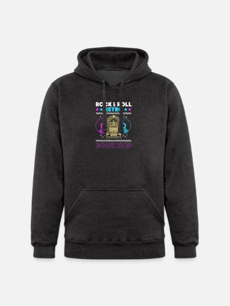 Music 50s Retro Sock Hop - Unisex Heavyweight Hoodie - 