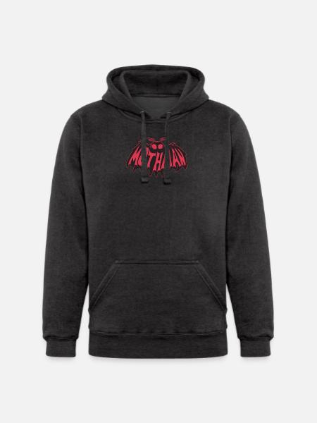 Mothman Crimson Flight - Unisex Heavyweight Hoodie - 