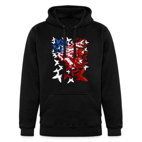 The Butterfly Flag - Unisex Heavyweight Hoodie