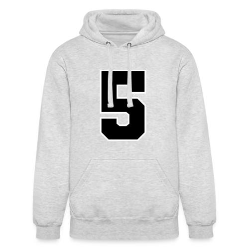 Varsity Number 5 Athletic Design - Unisex Heavyweight Hoodie