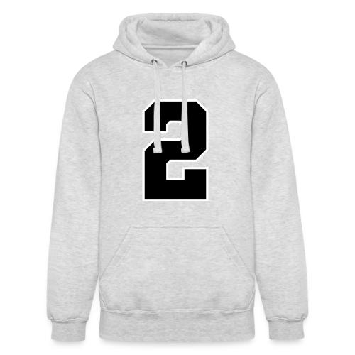 Varsity Number 2 Sports Design - Unisex Heavyweight Hoodie