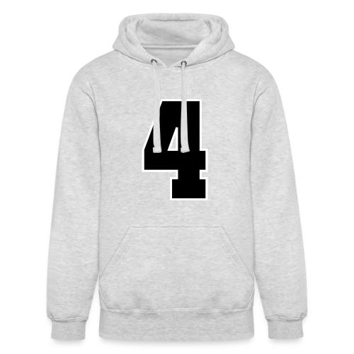 Varsity Number 4 College Style - Unisex Heavyweight Hoodie