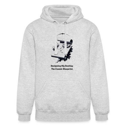 Cosmic Blueprint T-Shirt - Unisex Heavyweight Hoodie
