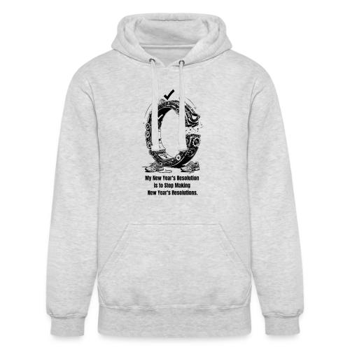 The Resolution Loop - Sarcastic New Year's T-Shirt - Unisex Heavyweight Hoodie