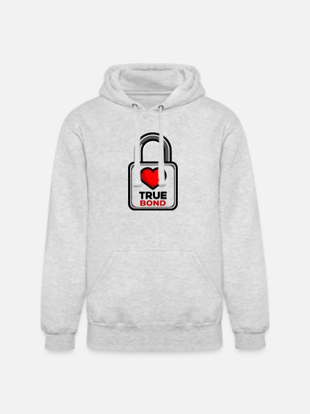 a-simple-flat-vector-padlock-with-clean-rounded - Unisex Heavyweight Hoodie - ash gray