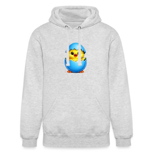 Easter Chick Blue - Unisex Heavyweight Hoodie