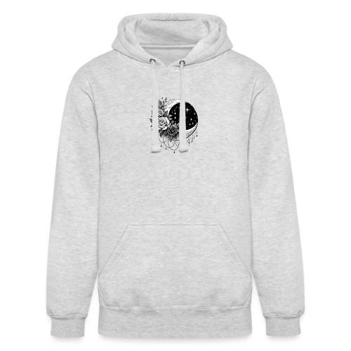 Crescent Moon Floral - Unisex Heavyweight Hoodie