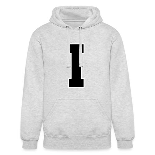 Varsity Letter I Collegiate Monogram - Unisex Heavyweight Hoodie