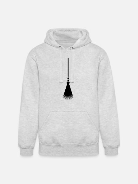 broom - Unisex Heavyweight Hoodie - ash gray