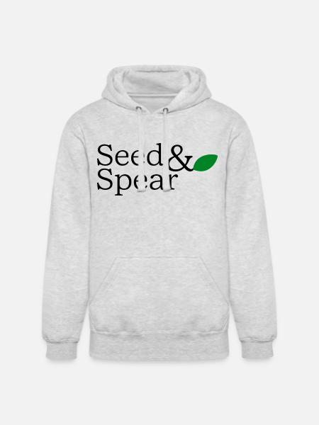 Seed Spear - Unisex Heavyweight Hoodie - ash gray