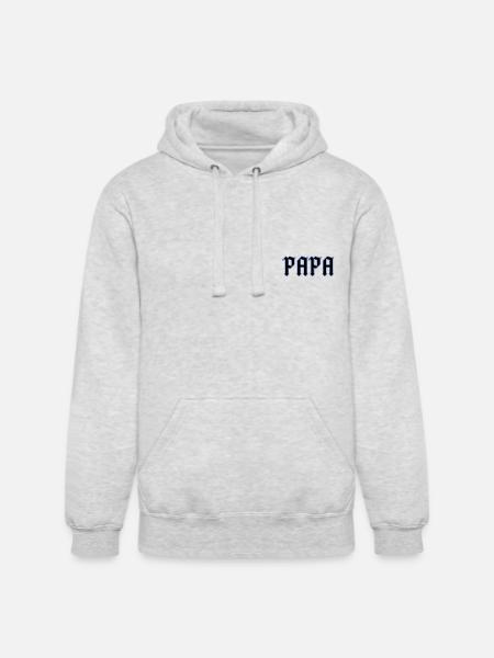 PAPA - Unisex Heavyweight Hoodie - ash gray