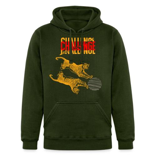 Double tiger fashion, jungle feline animals. - Unisex Heavyweight Hoodie
