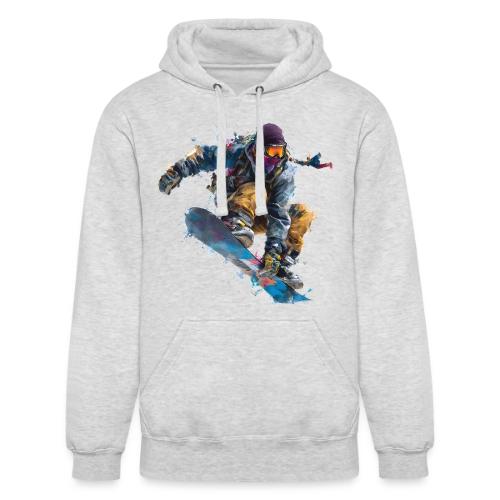 Snowboarding: Splash of Speed - Unisex Heavyweight Hoodie