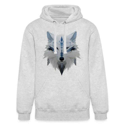 Ivory Grace Wolf - Unisex Heavyweight Hoodie