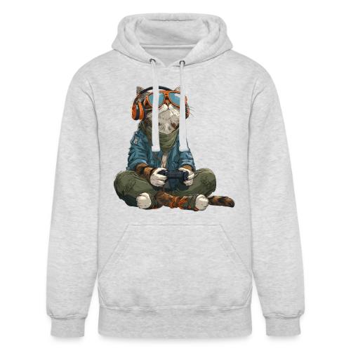 Cat: Purrfect Player - Unisex Heavyweight Hoodie