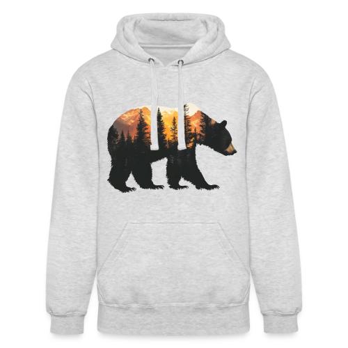 Bear: Sunset Guardian - Unisex Heavyweight Hoodie