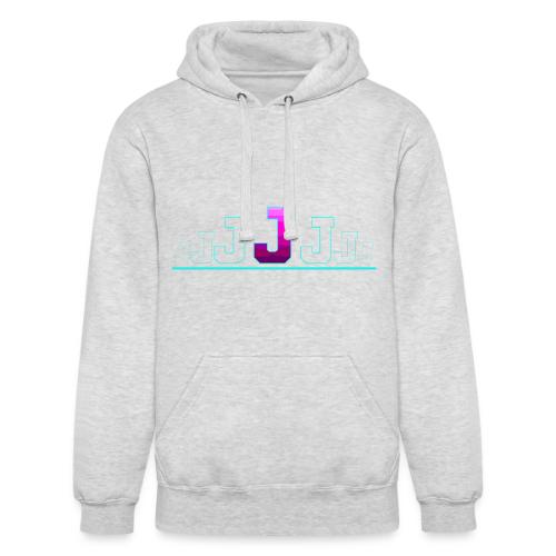Letter J – Capital Varsity Alphabet Monogram - Unisex Heavyweight Hoodie