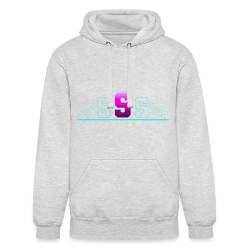 Letter S – Capital Varsity Alphabet Monogram - Unisex Heavyweight Hoodie