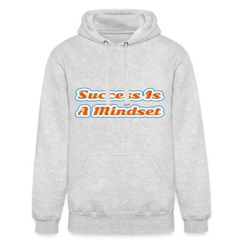 Success Is a Mindset — Motivational Glow Script - Unisex Heavyweight Hoodie
