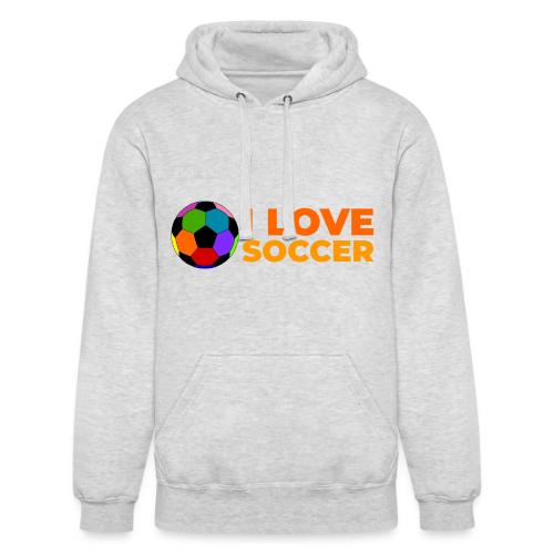 I Love Soccer - Unisex Heavyweight Hoodie