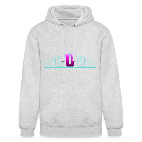 Letter U – Capital Varsity Alphabet Monogram - Unisex Heavyweight Hoodie