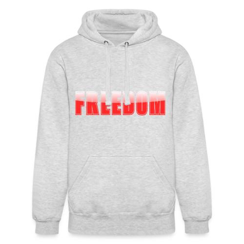 Freedom Typography Design - Unisex Heavyweight Hoodie