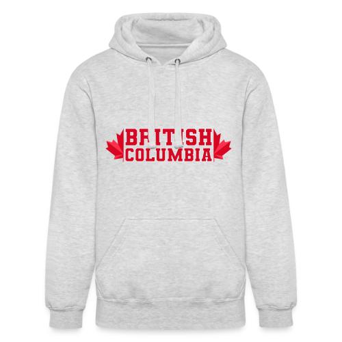 British Columbia with maple leaf - Unisex Heavyweight Hoodie
