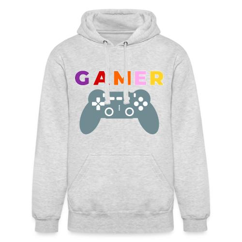 Colorful Gamer Controller Graphic - Unisex Heavyweight Hoodie