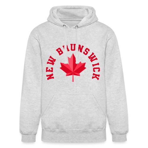 New Brunswick with maple leaf - Unisex Heavyweight Hoodie
