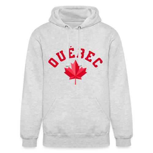 Quebec with maple leaf - Unisex Heavyweight Hoodie