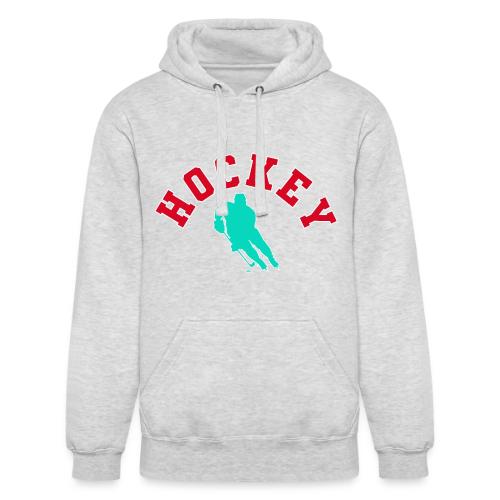 Hockey Player Silhouette - Unisex Heavyweight Hoodie