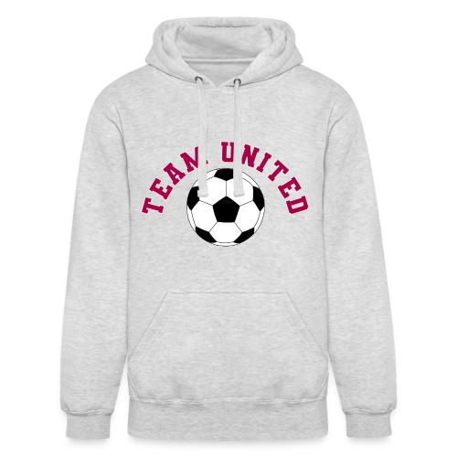 Team United Soccer Ball Sports Design - Unisex Heavyweight Hoodie
