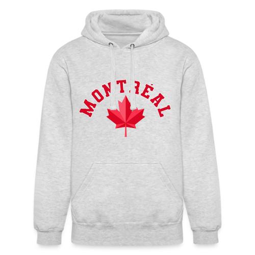 Montréal with maple leaf - Unisex Heavyweight Hoodie