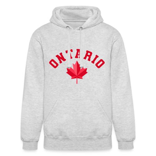 Ontario with maple leaf - Unisex Heavyweight Hoodie