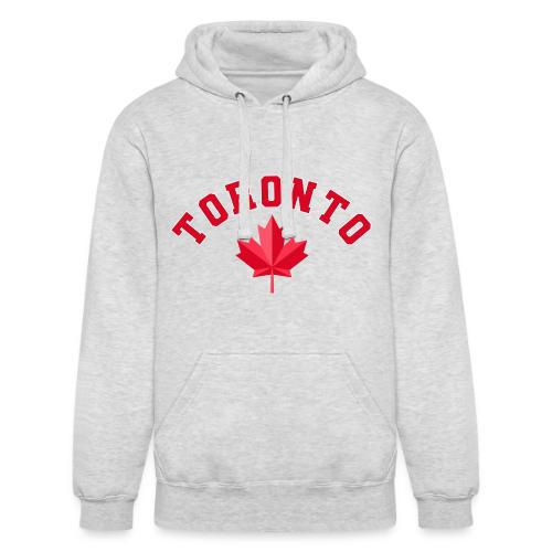 Toronto with maple leaf - Unisex Heavyweight Hoodie