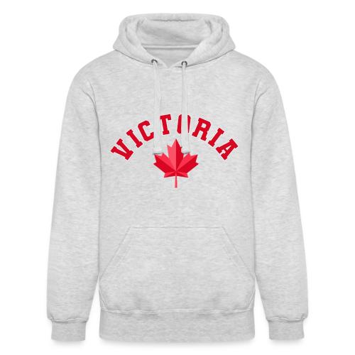 Victoria with maple leaf - Unisex Heavyweight Hoodie