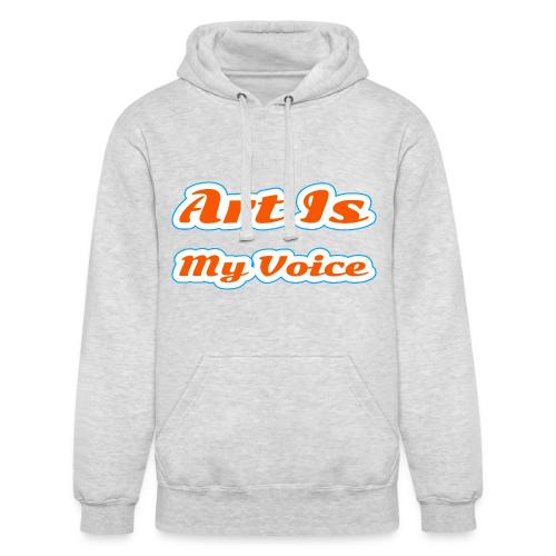 Art Is My Voice — Express Yourself Script - Unisex Heavyweight Hoodie