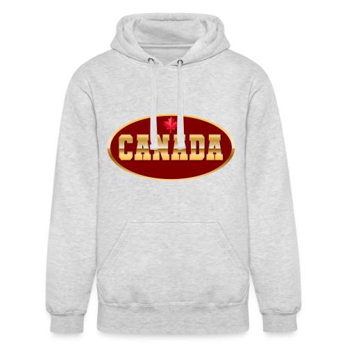 Canada in golden letters - Unisex Heavyweight Hoodie