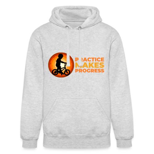 Practice makes progress - Unisex Heavyweight Hoodie