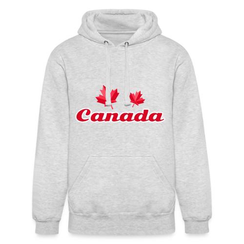 Canada with two maple leaves - Unisex Heavyweight Hoodie