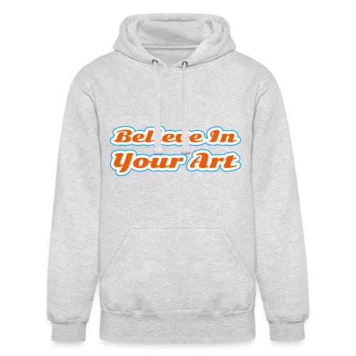 Believe in Your Art — Creative Glow Script - Unisex Heavyweight Hoodie
