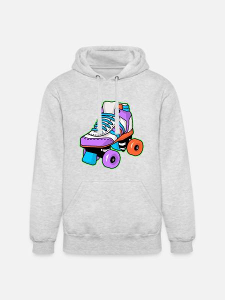 Roller Skating Skater - Unisex Heavyweight Hoodie - ash gray