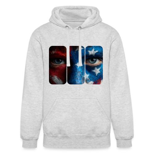 USA: Painted for the Flag - Unisex Heavyweight Hoodie