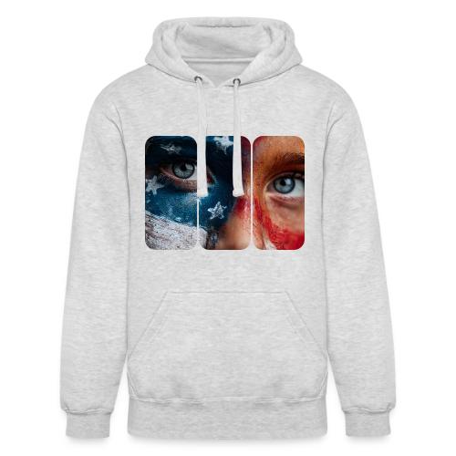 USA: Star-Spangled Glance - Unisex Heavyweight Hoodie