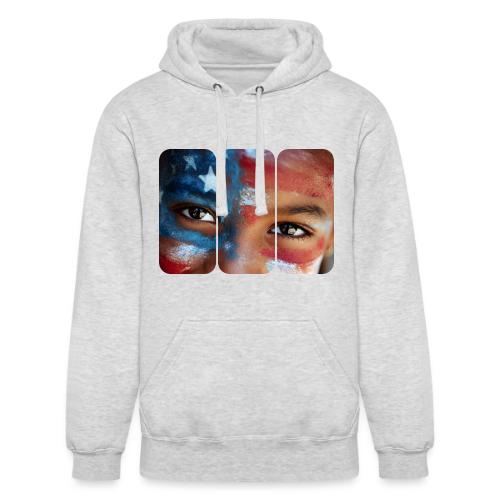 USA: Eyes of the Flag - Unisex Heavyweight Hoodie